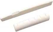 LIGIGWASH 2pcs Acoustic Guitar Saddle Nut Replacement Premium Cow Bone Bridge for Classical Guitar Smooth Finish Easy Installation for Home and Shop Use