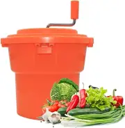 Clivia Salad Spinner 2.5 Gallon 10 Qt Manual Vegetables Leaf Lettuce Fruit Dryer