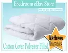 MATTRESS PROTECTOR PURE COTTON COVER CASE- SINGLE SIZE