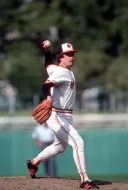 Scott Mcgregor Of The Baltimore Orioles 1980 Baseball Photo 6