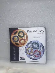 IQ Puzzle Educational Toys - Big Rotating Magic Bean Cube Toys Blue New