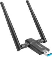 Nineplus Wireless USB WiFi Adapter for PC - 802.11AC 1200Mbps Dual 5Dbi Antennas