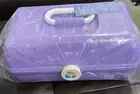 Caboodles Beauty Lilac Purple Marble Make Up Storage Big Case W Mirror Case Only