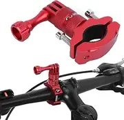 Bike Camera Mount Clamp, Phone Holder for Bike, for GoPro Action Camera Aluminium Alloy Bike Mount Fixed Support 360 Degree Clamp