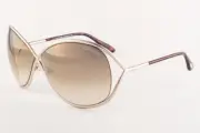 Tom Ford MIRANDA 130 28G Rose Gold / Brown Gradient Sunglasses TF130 28G 68mm
