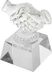 NUOBESTY Trophy Medal Custom Engraved Trophy Engraved Trophys Thumbs Hand Decor Party Game Trophy Handshake Trophy Award Winner Trophy Shelf for Toys Good Trophy Appendix Desk Crystal
