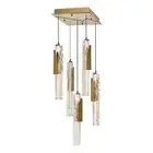 Valira Integrated LED Brass Mini Pendant