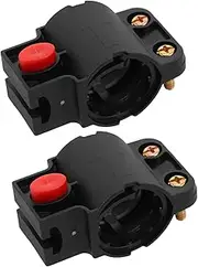 HANABASS 2pcs Cable Lock Holder for Bike Mount Stand for Bicycles Mountain Bikes Motorcycles Quick Installation Discreet Design Versatile