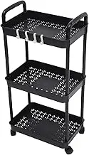 SEWACC Rolling Pantry Storage Cart Multi Functional Utility Trolley for Kitchen Bathroom Office Material Space Saving Design with Smooth Wheels
