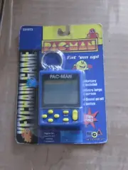 MGA PAC-MAN Keychain Electronic Handheld Game Key Chain Ring Toy NEW!!