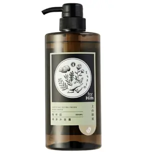 上山採藥ForHim咖啡因極淨沐浴露600ml【愛買】