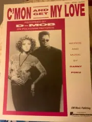 C’MON AND GET MY LOVE D-Mob Sheet Music NEW Rare