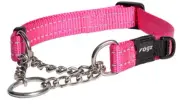 Rogz Utility Control Collar with Chain - Medium (Pink)