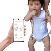 Goldilocks Baby Monitor, Starter Pack, 1x Module, 2X Singlets, Size 0: 6-12 Months, Australian Made, White