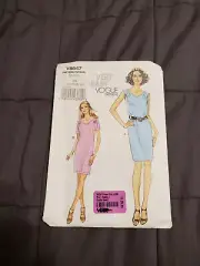 Vogue Patterns V8647 BB Sz 8-12 Uncut Sewing Pattern Women's Dress