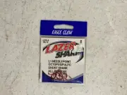 5PKGS Eagle Claw Hooks L1RG-8 Needlepoint Octopus Red Sz8 12pks NIP