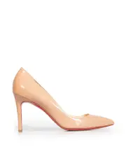 Beige Kate Patent Pumps