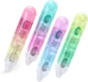 2 in 1 White Out Correction Tape and Double Sided Tape Roller, Japanese