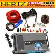pkg HERTZ ML POWER 1 MONOBLOCK 1000W RMS AMPLIFIER + FOCAL PK21 4 GAUGE WIRE KIT