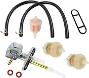 Fuel Petcock Valve Switch Gas Fuel Filter Fuel Line Kit for YFS200 xt600 TTR250 225 WR250F 450F YFM 350 600 660 TTR230 accessories