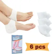 Heel Cups, Plantar Fasciitis Inserts, Heel Pads Cushion (3 Pairs, FSA or HSA Eli