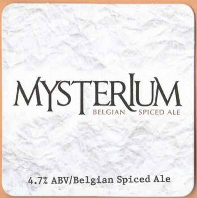 Duclaw Brewing Co Mysterium Beer Coaster Baltimore MD