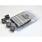 CHX 25220 Opaque Dark Grey/copper Set of Ten d10s