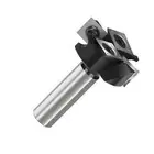 1PC CNC Four Blade Cutter Router Bit 1/2" Shank 2+2 Inserts Cutter Planing Bit