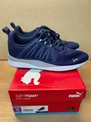 PUMA Pacer Net Cage SoftFom Athletic Shoes Navy Blue Men's US 10