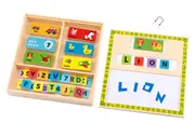 Tooky Toy Kids/Children Interactive Learn Magnetic Puzzle Wooden Activity Box 3+