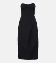 [Fforme] Fforme Jett cotton and wool corset dress AU 14 black