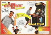 Mortal Kombat II SNES Original 1993 Print Ad - Video Game Contest Promo