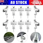 30/35mm Solar Panel Rail Bracket Mounting Roof RV Boat Fixing End/Mid Clamp Kit