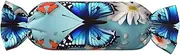 GaxfjRu Butterfly and flowers print Men's Crewneck Sweater Soft Casual Sweaters for Men Classic Loose Fit Pullover Sweaters