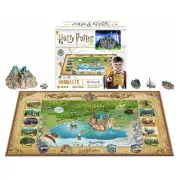 Harry Potter The Wizarding World Map 4-D Puzzle