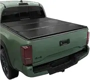 ALCYBD Hard Folding Truck Bed Tonneau Cover |Htf021|Fits Compatible for Toyota Tacoma 2016 2017 2018 2019 2020 2021 2022 2023 2024 2025 W/Oe Track System 5' 1"" Bed (60.5"")