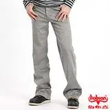 在飛比找遠傳friDay購物優惠-【BOBSON】男款植絨貼合布保暖直筒褲(灰1730-72)