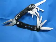 Gerber Multi-Tool Knife Blade Pliers Stainless 17 Tools W/Pouch