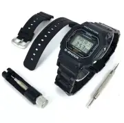 Casio Bracelet G-Shock DW5600E-1V Mod 5600 With Black PVD Steel