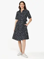 Tennis Toss Midi Shirtdress