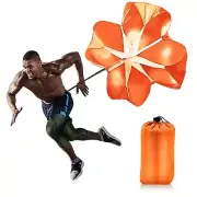 56 Inch Running Speed Parachute Umbrella Training Sprint Power Soccer Trainer