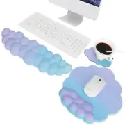 Cloud Keyboard Wrist Rest Mouse Pad Wrist Arm Support Set with Ergonomic Cute...