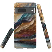 For Google Pixel 7 Tough Protective Cover, Magic Mountain River