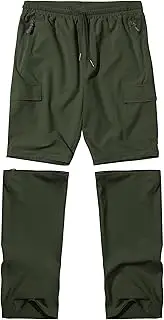 [Zoofly] Boys Hiking Cargo Pants Kids Convertible Lightweight Quick Dry Girls Outdoor Waterproof Zip Off School Trousers