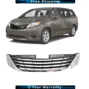 Front Grille Assembly Chrome For 2011-2014 Toyota Sienna Mini Passenger Van (for: Toyota)