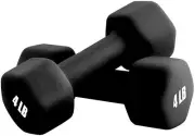 Neoprene Dumbbell Hand Weights Pair Hex Shape Colorful Dumbbell 1LB/ 2LB/3LB/4LB