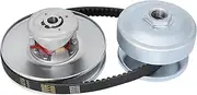 BLACKHORSE-RACING 40 Series 1" BORE GO Kart CVT Torque Converter Driver Clutch FIT Comet 40/44 + 3/4'' Driven Clutch Comet Kit + Belt 203785