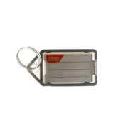 Taskmaster 56x29x6mm Black Key Tags - 50 Pack