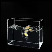 Acrylic Props Shooting Tray, Acrylic Photography Water Tank Display Showcase Storage Box 3mm Thick 20x(10-30) x30cm(20x30x30cm(7.9x11.8x11.8in))