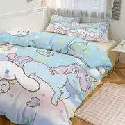 a2323 Cute Cinnamoroll Cartoon Character Duvet Cover Set Bedding Set 3D Cartoon Printed Comfortable And Soft Bed Set Room Decor for Bedroom jfr2323